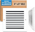 Fits 8x8 Hole | Aluminum Return Air Grille by Handua | Vent Cover Grill by Handua