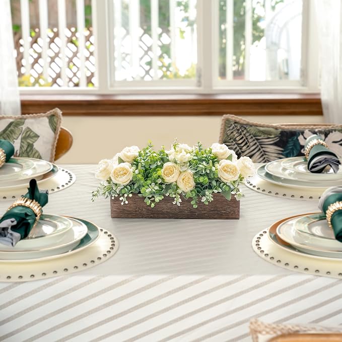 Dahey Artificial Flowers Farmhouse Centerpieces - Image 2