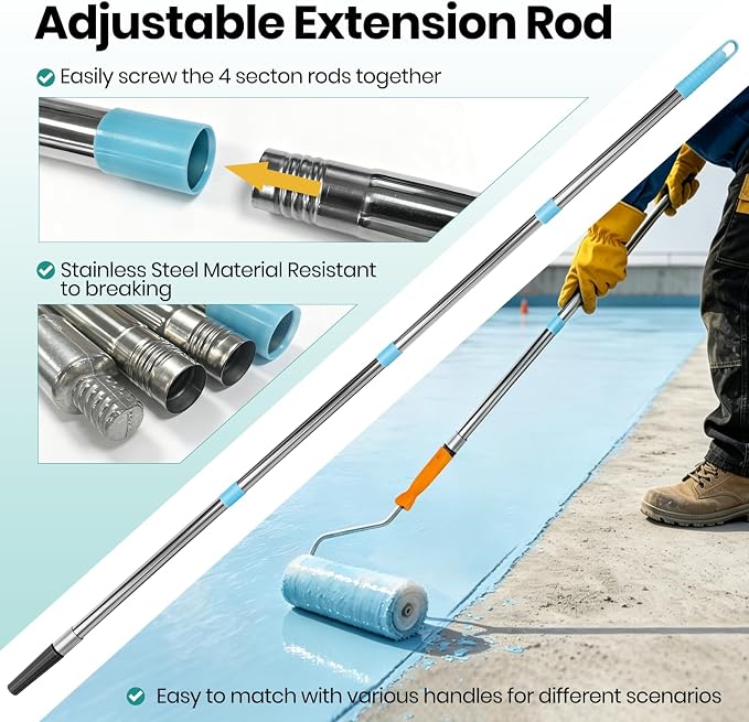 Self Leveling Cement Tool Kit, Epoxy Floor Leveling Tools Kit | Concrete - Image 6
