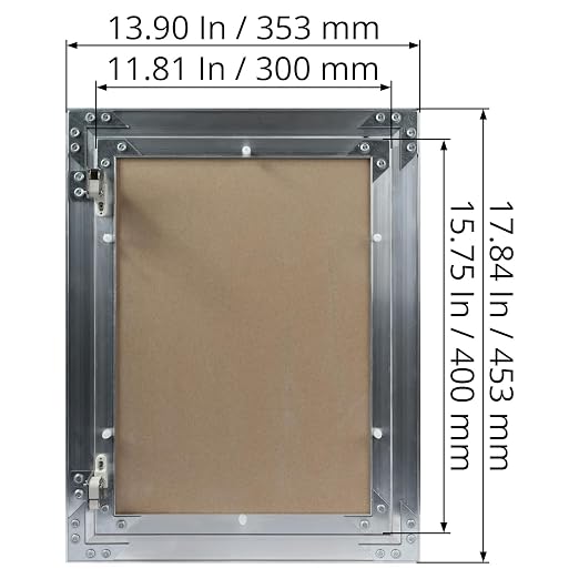12" x 16" Waterproof Drywall Access Panel, Tileable and Paintable Ceiling and - Image 6