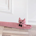Cat Fabric Under Door Draft Stopper, 3LB Heavy Duty Decorative Soundproof Door by CERAYOU
