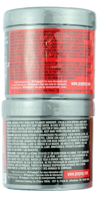 PC Products PC-7 Epoxy Adhesive Paste, Two-Part Heavy Duty, 1/2lb in Two Cans - Image 3