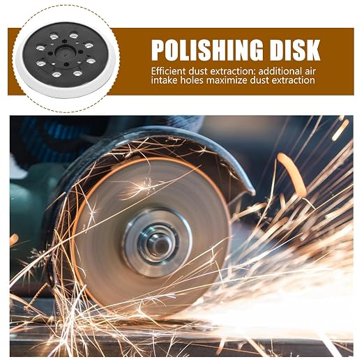 Baluue 8-Hole Hook and Loop Sander Replacement Pad, Coarse Grit Self-Adhesive - Image 4