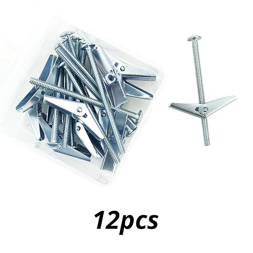 HASWARE Toggle Bolt Zinc Plated Steel and Wing Nut - Image 3