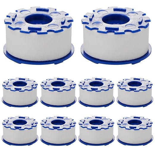 10 Pack Sink Water Faucet Filter Cartridge Replacements, Faucet Water Filter by BREADEEP