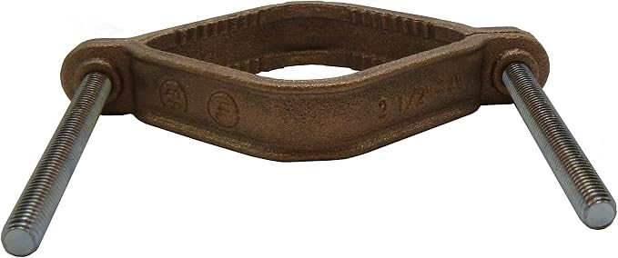2-1/2" to 4" Bronze Water Pipe Ground Clamp - Image 2