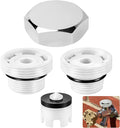 1 Pack Outdoor Faucet Repair Kit, Brass Vacuum Breaker Repair Kit Fit 2 Sizes by Unknown
