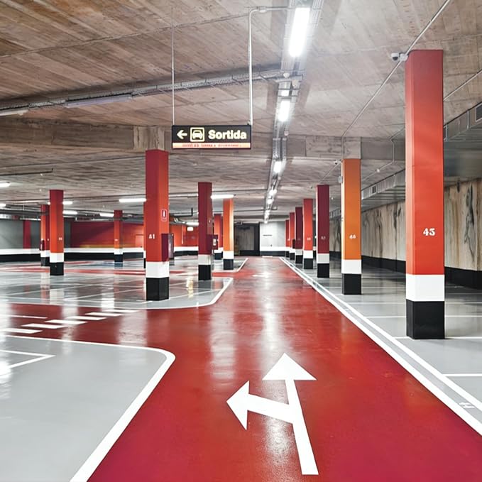 Professional Epoxy Floor and Exterior wall Paint Kit -Red Acrylic Concrete - Image 3