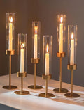 Romadedi Glass Hurricane Candle Holders by ROMADEDI