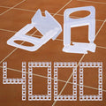 Tanzfrosch 4000 PCS Tile Leveling System Clips 1/8'' 4000-Piece Tiles Leveler by Tanzfrosch