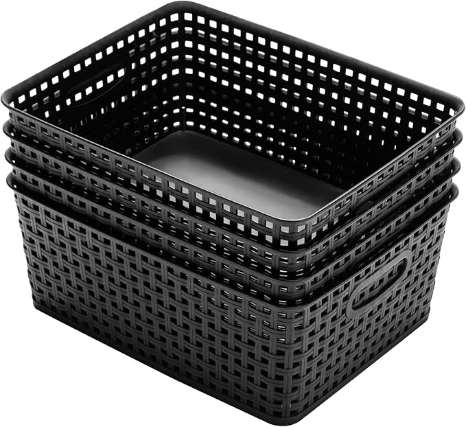 Eslite Plastic Storage Baskets for Organizing - Image 4