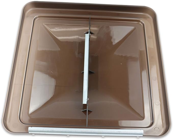 2 Packs 14 Inch RV Roof Vent Cover Universal Replacement Vent Lid Smoked - Image 6