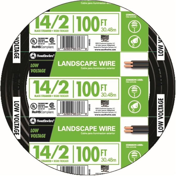 Woods Southwire 55213243 14/2 Low Voltage Outdoor Landscape Lighting Cable; - Image 2