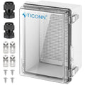 TICONN Outdoor Electrical Box Waterproof, ABS IP67 Junction Box Enclosure | by TICONN