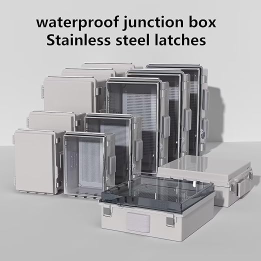 ABS Electrical Junction Box, Ventilated Design, Cable Grommets, IP65 Waterproof - Image 7