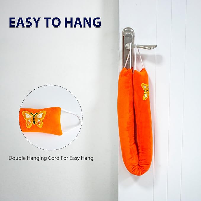 Decorative Weighted Under Door Draft Stopper 36 Inch, Heavy Duty Door Draft - Image 4