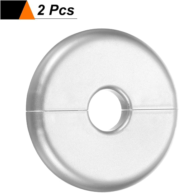 HARFINGTON 2pcs Wall Split Flange 17mm/0.7" Self-Adhesive Plumbing Cover Plates - Image 3
