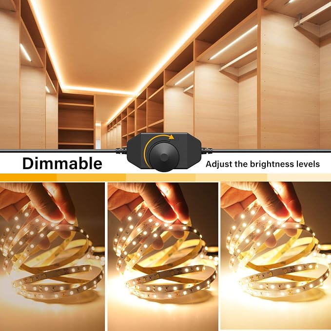 Onforu LED Strip Lights Warm White, 32.8ft Dimmable 3000k Led Lights - Image 2