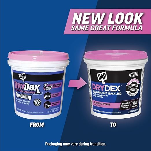 DAP DryDex Dry Time Indicator Spackling, 32 Oz - Image 7