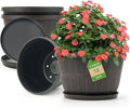 Quarut 12 Inch 4 Pack Large Planters Pot by Quarut