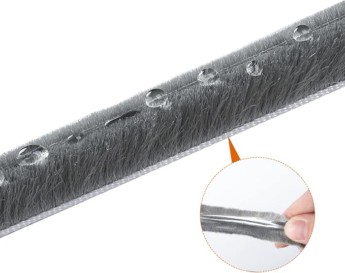 Weather Stripping Door Seal - 5m Brush Weather Stripping - Image 3
