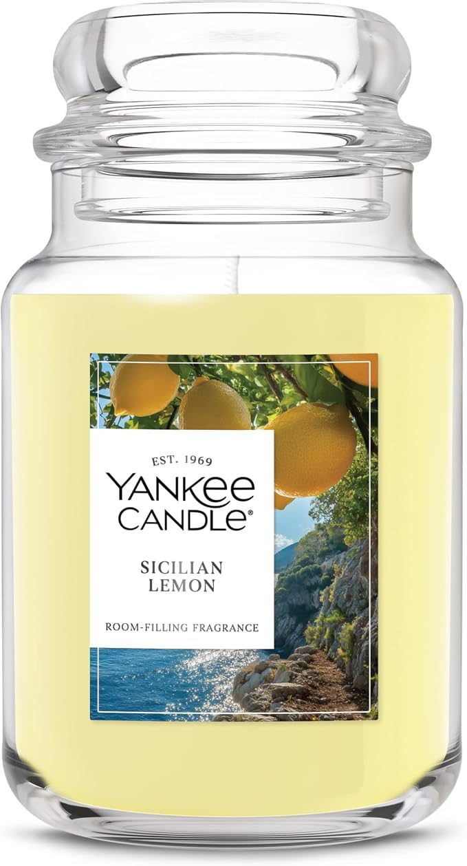 Yankee Candle Sicilian Lemon Scented Candle, 22oz Large Jar by Unknown