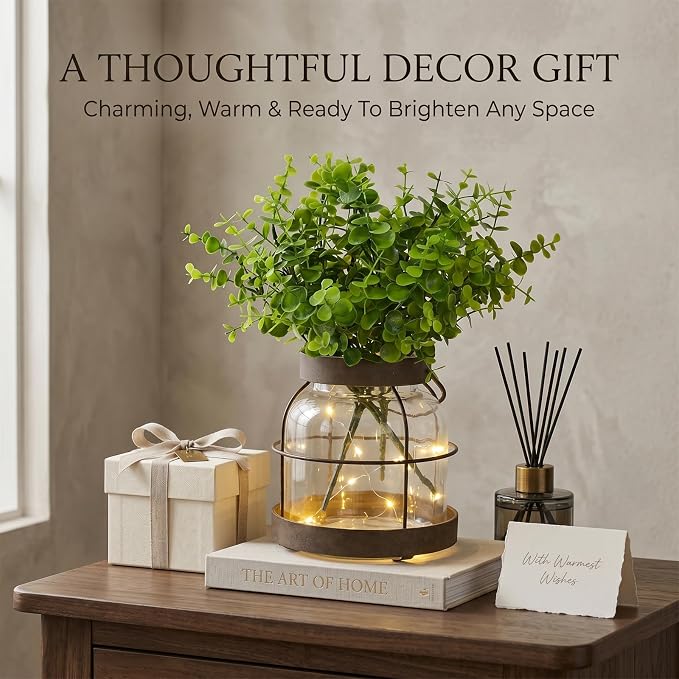 Rustic Farmhouse Glass Vase - Image 8