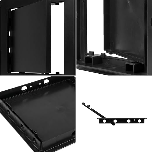 Repa Market 8 x10 Access Panel for Drywall and Ceiling – Black ABS Plastic Door - Image 7