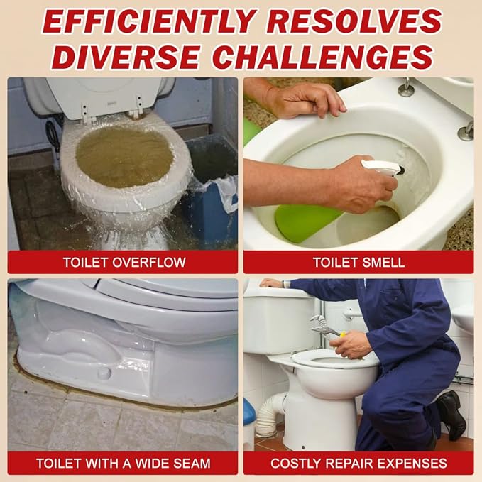 SEWACC Universal Toilet Flanges Seal Ring Leakproof Toilet Repair Kit - Image 8