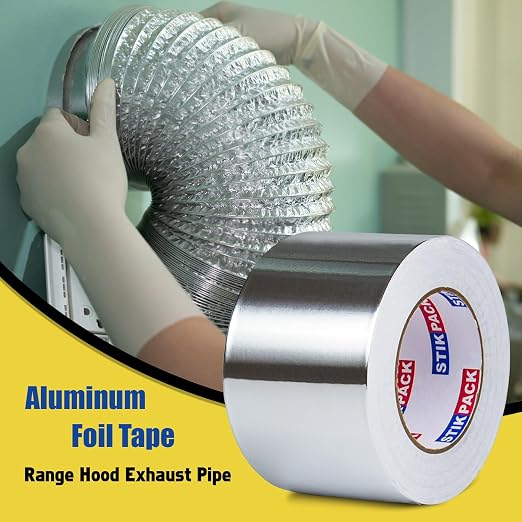 Aluminum Foil Tape 3 inch x 165ft Heavy Duty HVAC Duct Tape - Image 5