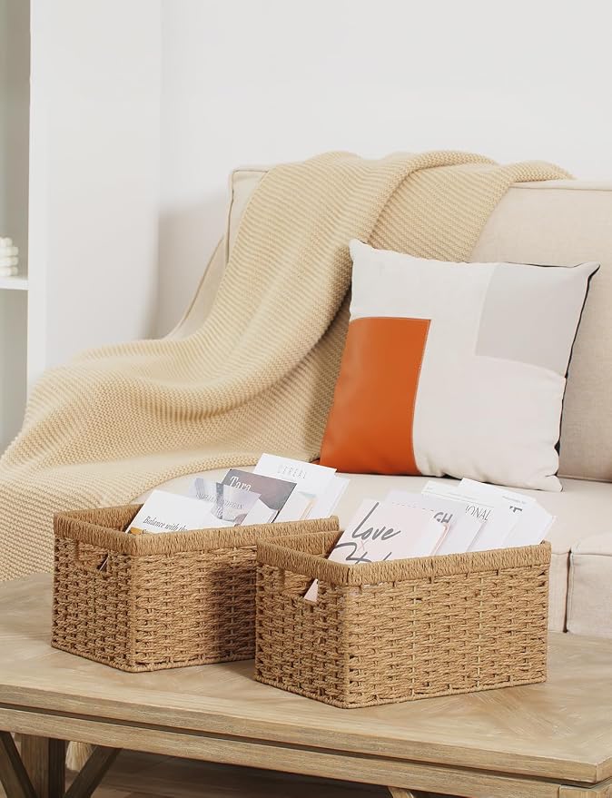 StorageWorks Wicker Storage Baskets - Image 5