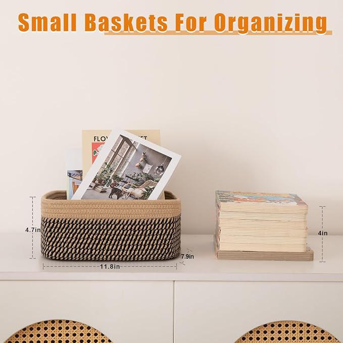 OIAHOMY 4 PACK 7L Storage Baskets - Image 2