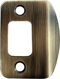 Design House Pro Series Deadbolt Strike Plate, Antique Brass | Surface by DesignHouse