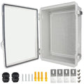 Electrical Junction Box, IP67 Waterproof Outdoor Box ABS Plastic Enclosure by Qukipet