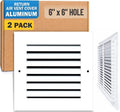 Fits 6x6 Hole | Aluminum Return Air Grille by Handua | Vent Cover Grill by Handua