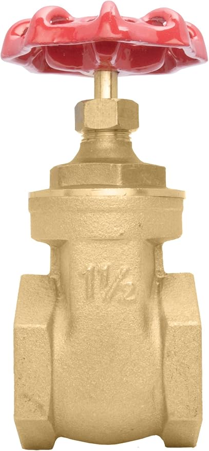 1-1/2" Brass Gate Valve - Image 2