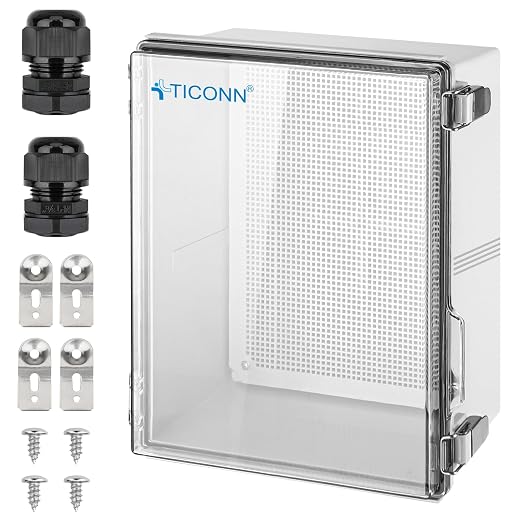 TICONN Outdoor Electrical Box Waterproof, ABS IP67 Junction Box Enclosure | by TICONN