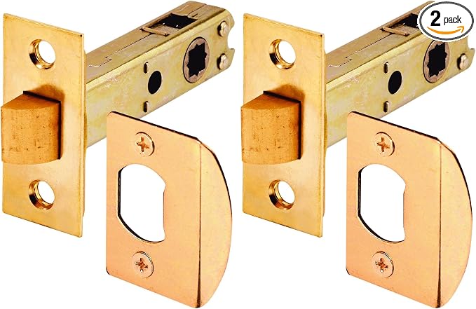 Prime-Line E 2281 Passage Door Latch, 9/32 in. and 1/4 in. Square Drive by Prime-Line