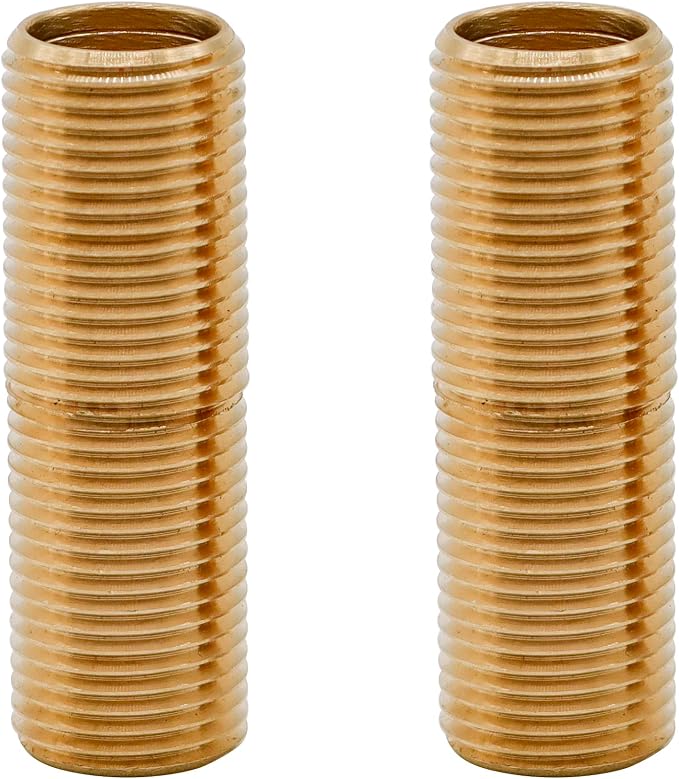Brass Pipe Adapter Plumbing, G1/2" Male Thread to NPT1/2" Male Pipe Fitting - Image 7