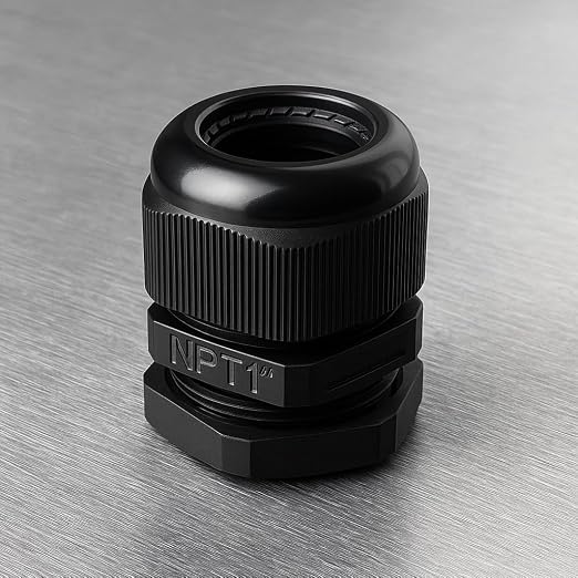 1" NPT Strain Relief Nylon Cord Grip Cable Glands - Image 2