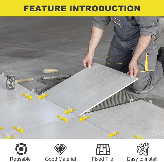 1000PCS Tile Leveling System Tile Wedges - Image 4