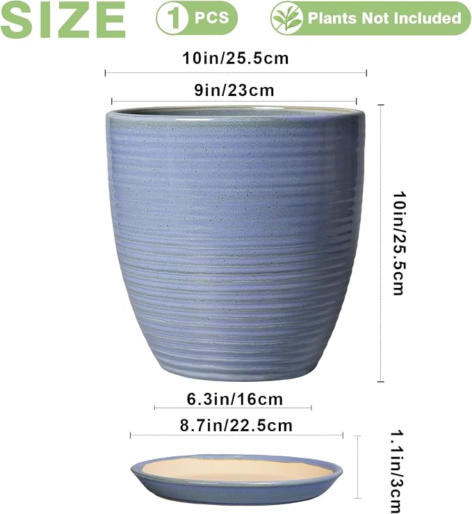 10 Inch Plant Pot - Image 3