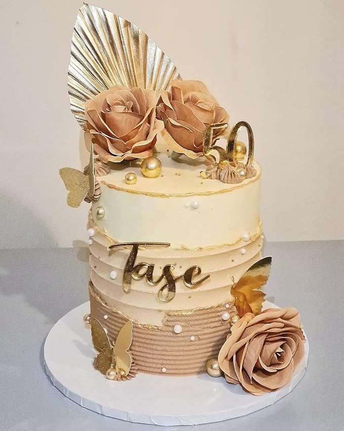 FACINOC Roses Artificial Flowers Nude Bouquet Box Set Fake Flower - Image 4