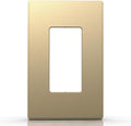 ELEGRP 1-Gang Screwless Decorative Wall Plates, Mid-Size Unbreakable by ELEGRP%7CELEGROUP