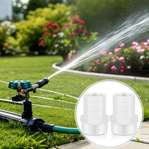 2 Pcs Pool PVC Tube Fitting Barbed Hose Fittings Adapter | Hose Fittings - Image 4
