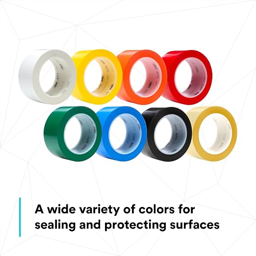 3M Vinyl Tape 471, 1/4 in x 36 yd, 144 Rolls - Image 7