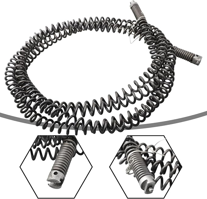 Electric Drill Drain Dredging Tool 5M Spring Pipe Cleaner - Image 5