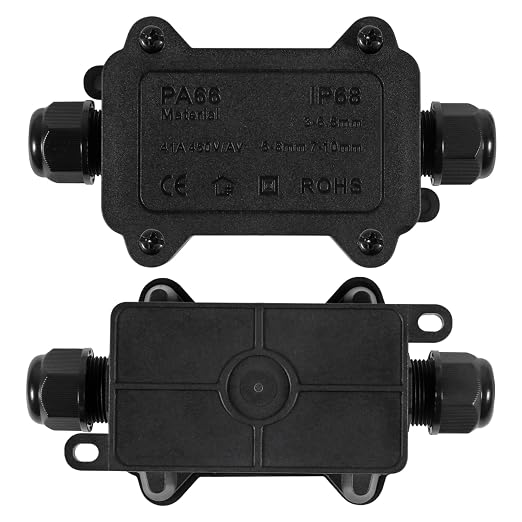 2PCS Junction Box Waterproof IP68, 2 Way Outdoor Junction Box | - Image 7