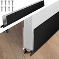 Pushglossy 1 Pack 1" x 48" Storm Door Sweep Replacement Bottom Sweep Aluminum by Pushglossy