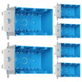 3 Gang Adjustable PVC Electrical Box, 49 cu. in., 6 Pack | Adjustable by Unknown